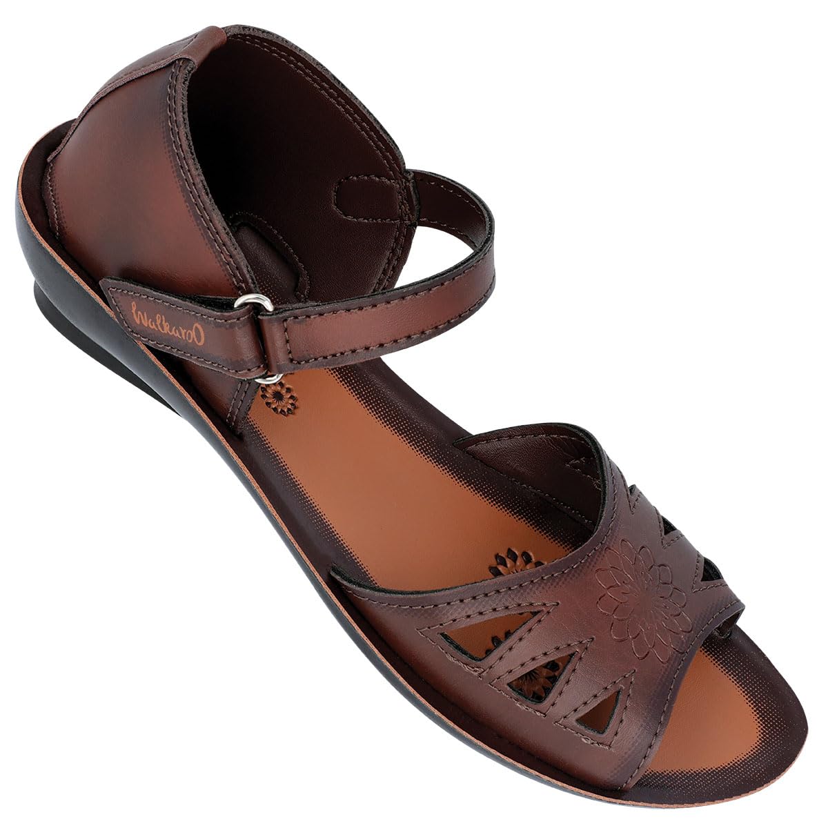 WALKAROO W27117 Womens Casual Wear and Regular use Sandals - Brown (B0CMD8TRJC) Amazon Price History, Amazon Price Tracker