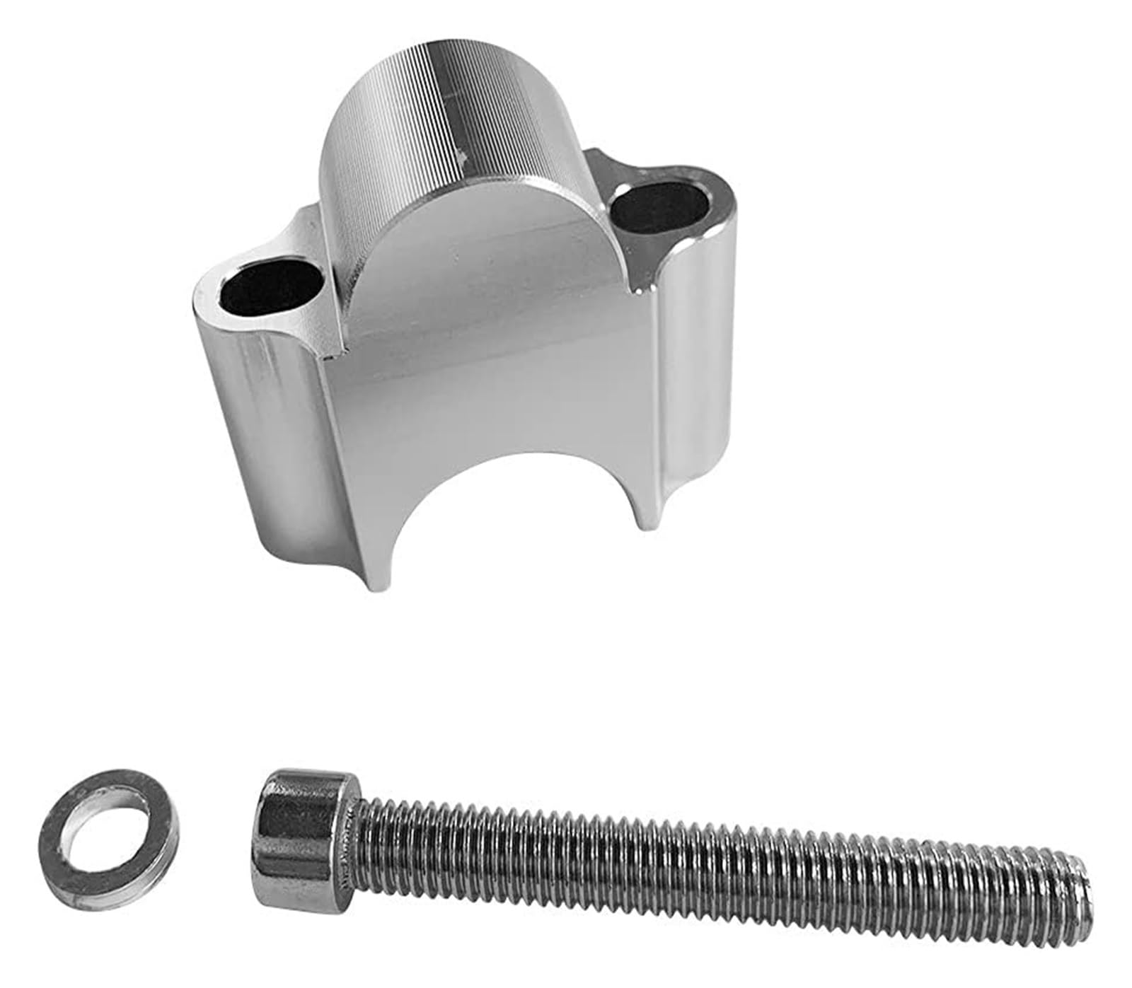 para 7/8 1-1/8 Pulgadas Manillares De Motocicleta 22/28 Mm 1 Par Abrazaderas para Manillar Elevadores De Manillar Elevadores Aluminio CNC Universal Alzas Manillar Motocicleta(22mm)