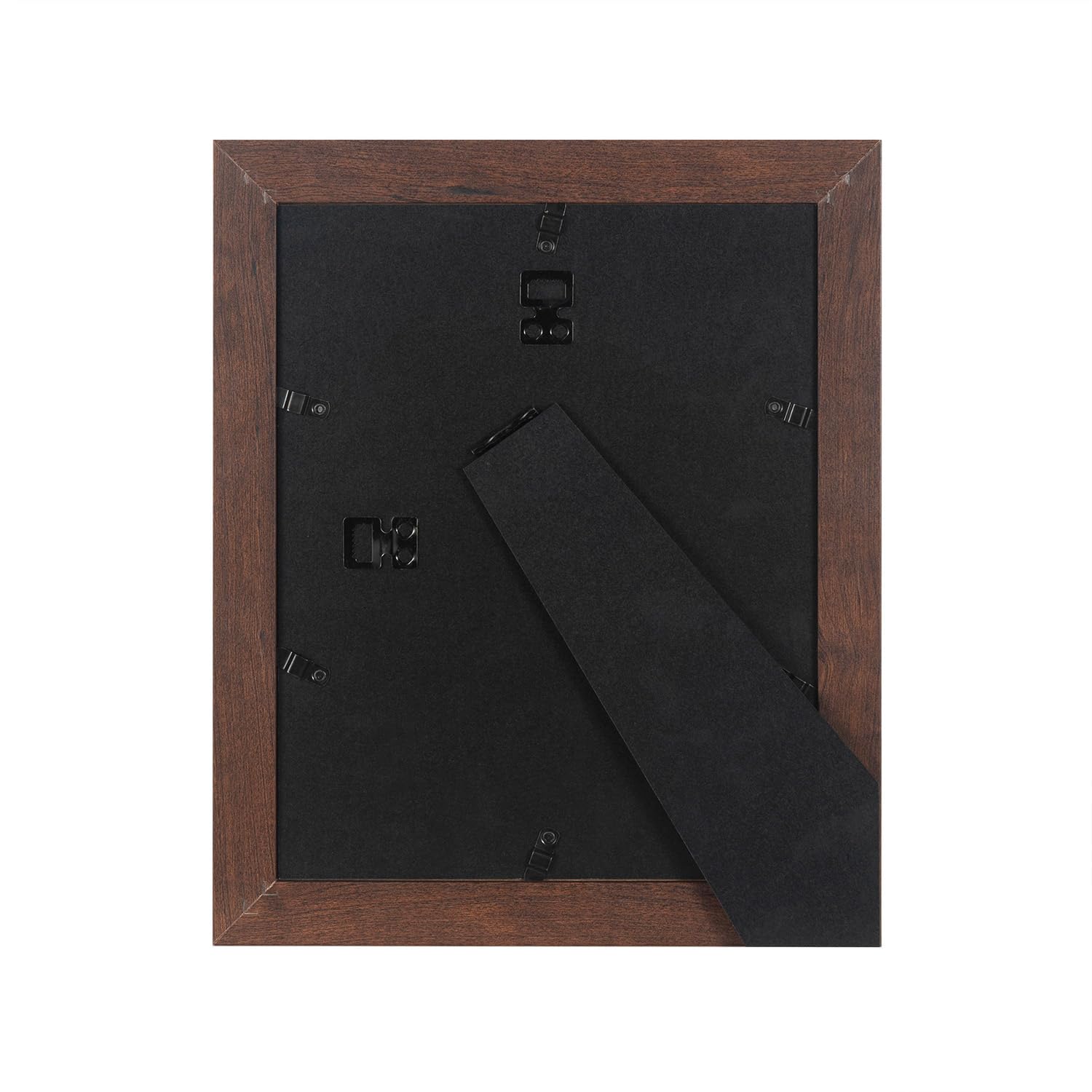 Hogaryo 8x10 Picture Frames Rustic Brown Wood Pattern Set of 2-High Definition Glass Photo Frames, for 5x7 with Mat or 8x10 Without Mat Gallery Wall Display or Table Top Wood Frame