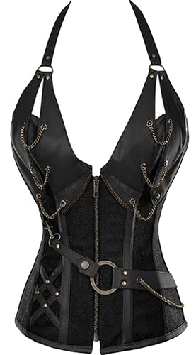 Alivila.Y Fashion Womens Steel Boned Retro Goth Steampunk Corset