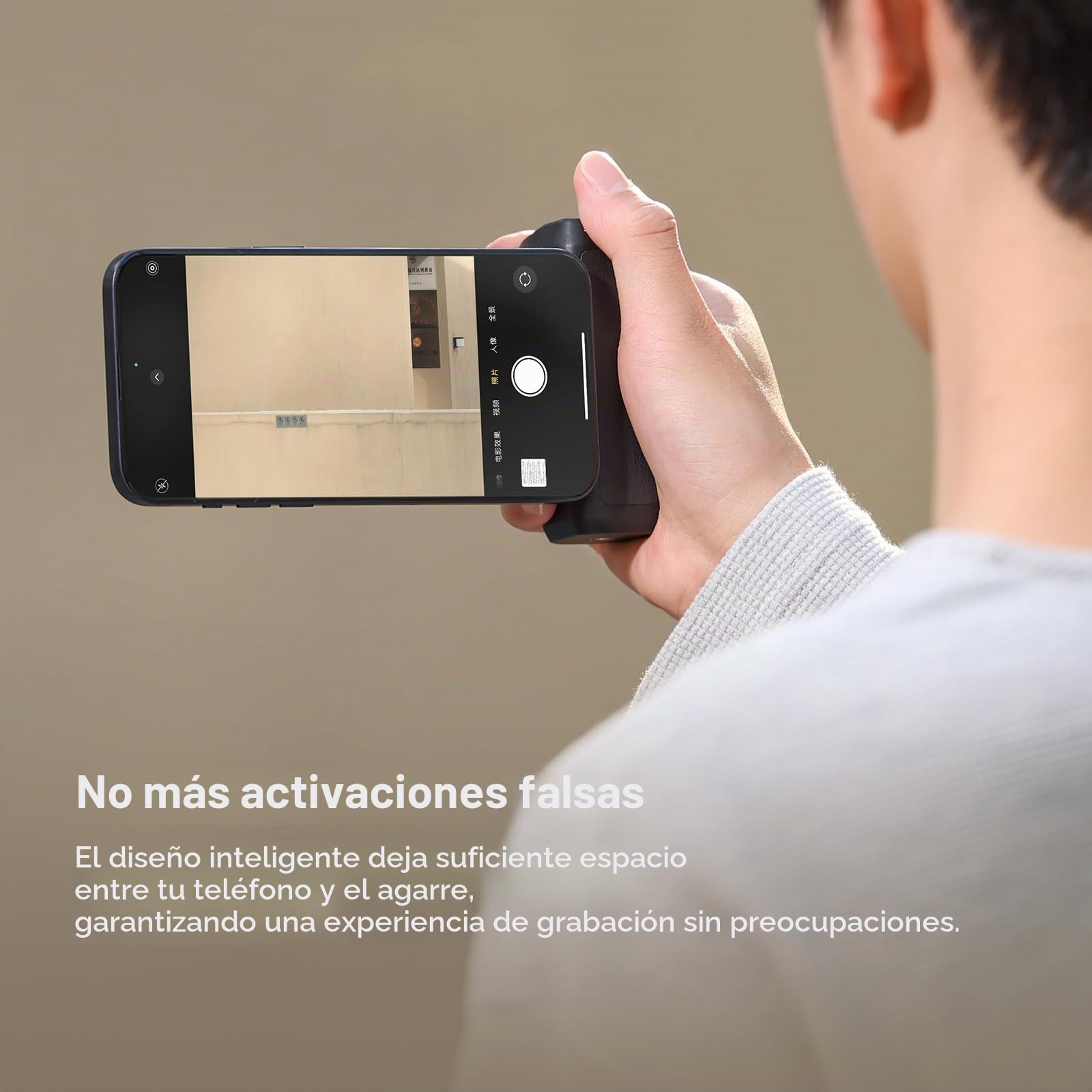 ULANZI MA35 Handle Grip Movil, 2 en 1 Magnético & Clip para Teléfono Soporte para Manija de Cámara con Obturador Remoto Desmontable con Adaptador de Zapata Fría para Selfie, Vlog, iPhone 17 16 15