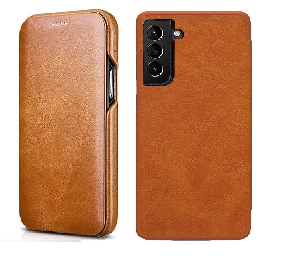 Image of WHITBULL Smart Magnetic Closer Flip Cover for Samsung Galaxy F16 5G / Samsung Galaxy M16 5G (Brown)