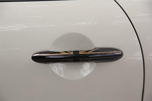 Miniatura 3 de Cubierta para manija de puerta lateral exterior de automóvil, carcasa de ABS brillante, accesorio compatible con Mini Cooper Serie R Mini Cooper