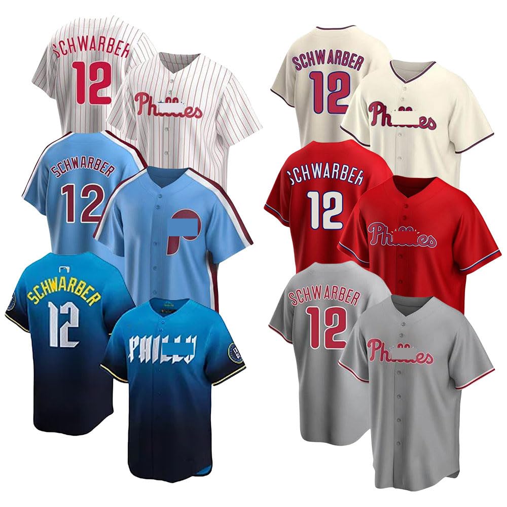 Amazon.co.jp: [Viiipcos] シュワーバー フィリーズ 背番号12 刺繡