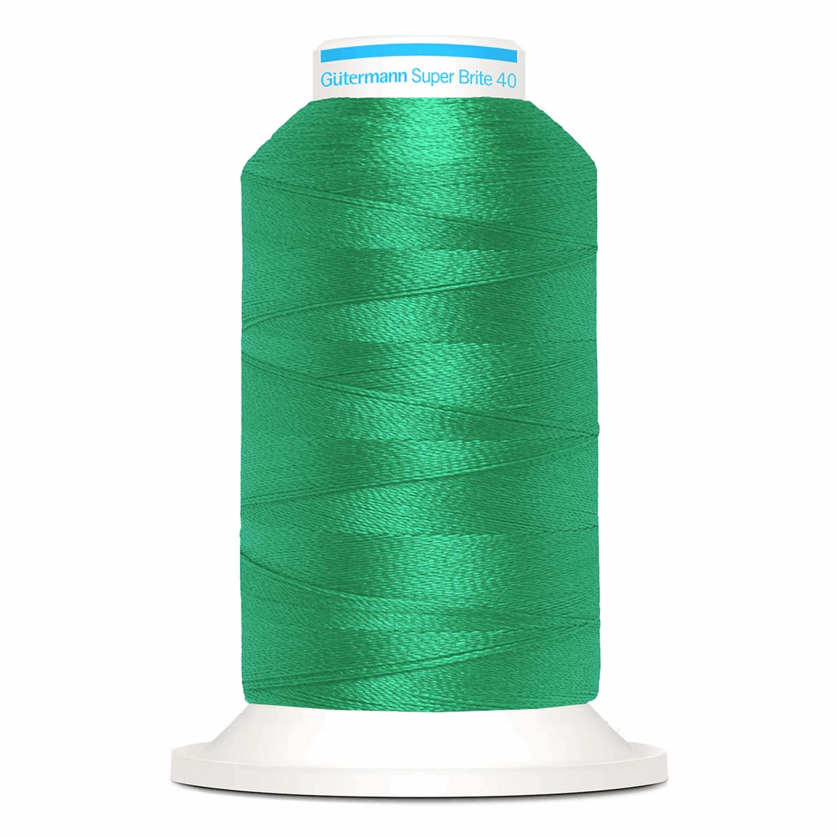 705798-5813-1 Gutermann Super Brite Polyester 40 Machine Embroidery Thread x 1000 mtr Reel, Mantis Green