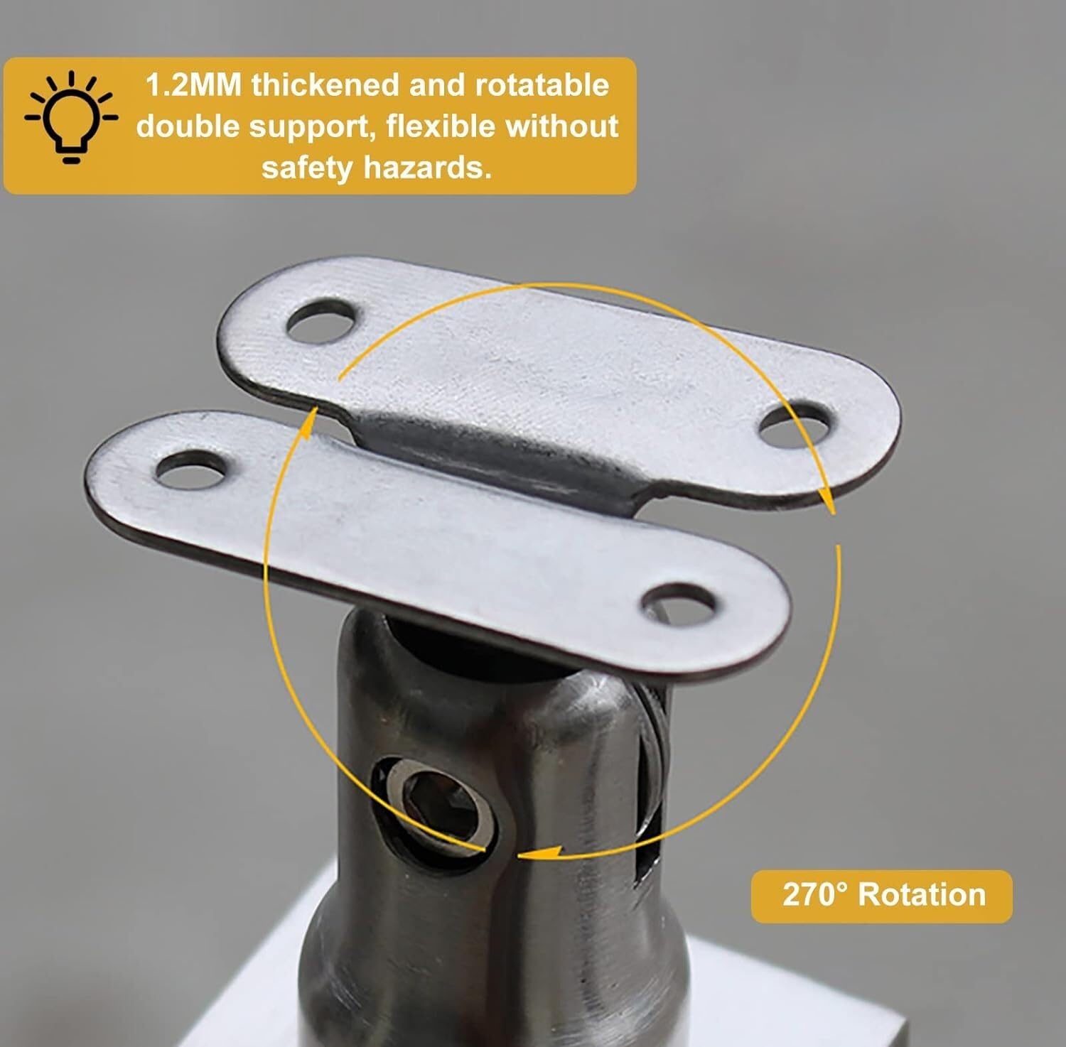 Clip de barandilla, Clip de Panel de Vidrio de Seguridad for balcón, Soporte de barandilla de Cubierta de Bricolaje, Conector de Cerca a Prueba de Viento for jardín(Corner Post)