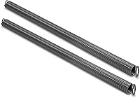 Vista 7 de Par de resortes de extensión de puerta de garaje resistentes de 70 libras, resorte elástico, electroforesis de alta precisión recubierto negro