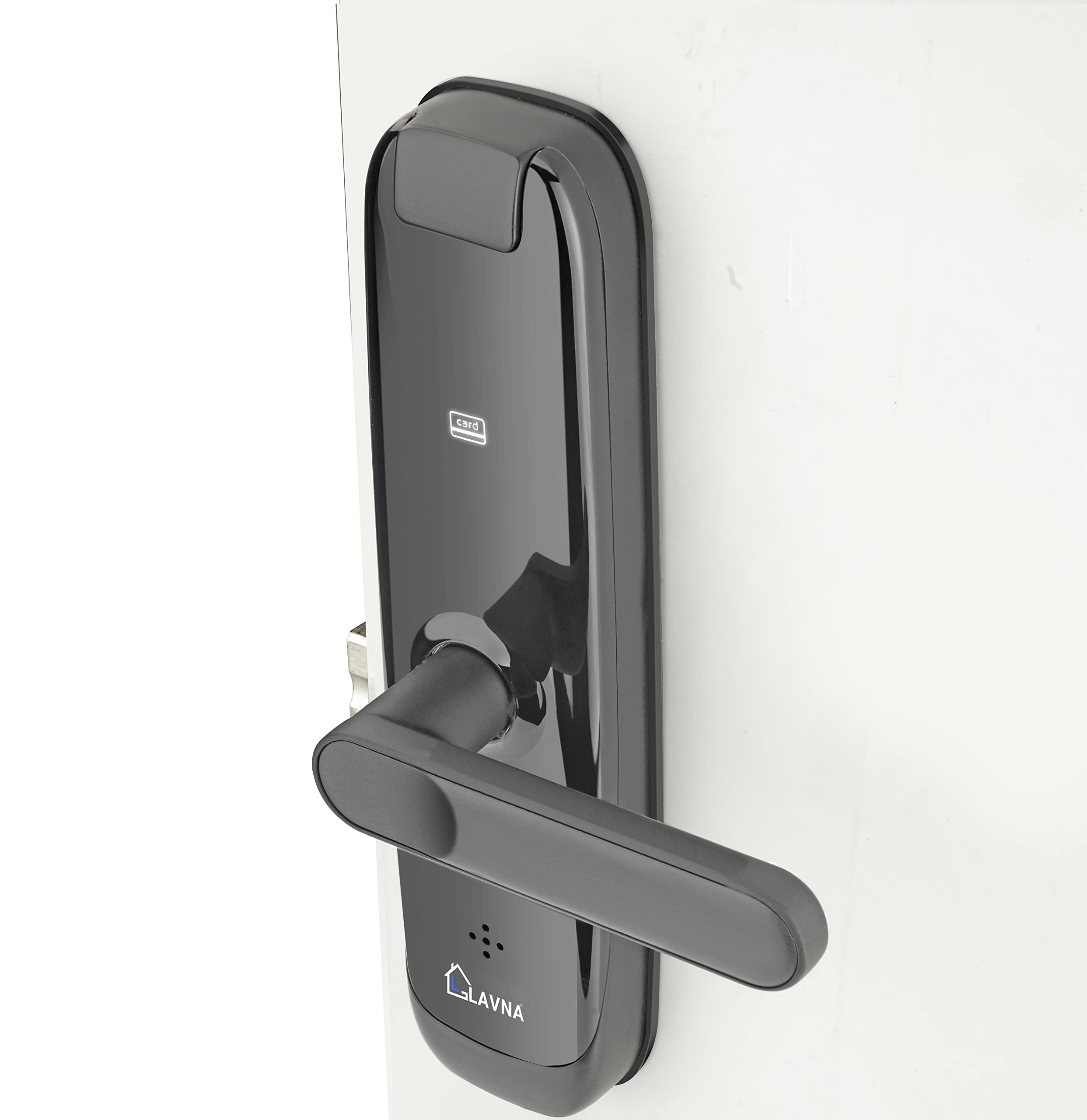 LAVNA Hotel Door Lock with RFID Card & Manual Key Access for Hotel | Resort | PG Room Doors (LH400) (Black) (B09Z64YQBM) Amazon Price History, Amazon Price Tracker