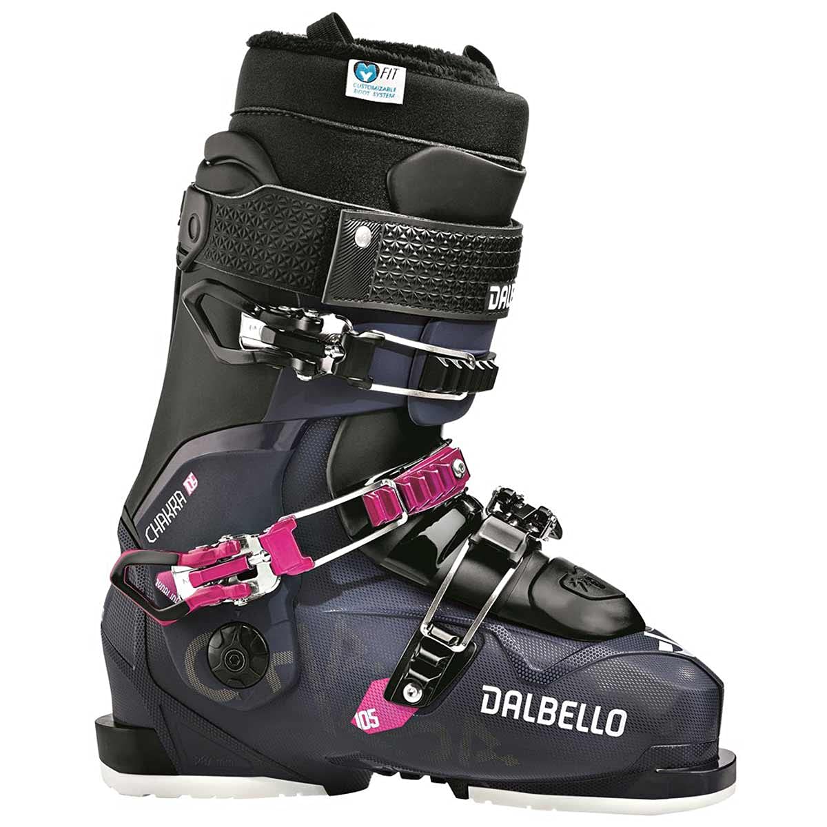 DalbelloCHAKRA 105 I.D. LS Women's Ski Boots, Blue/Black, 24.5
