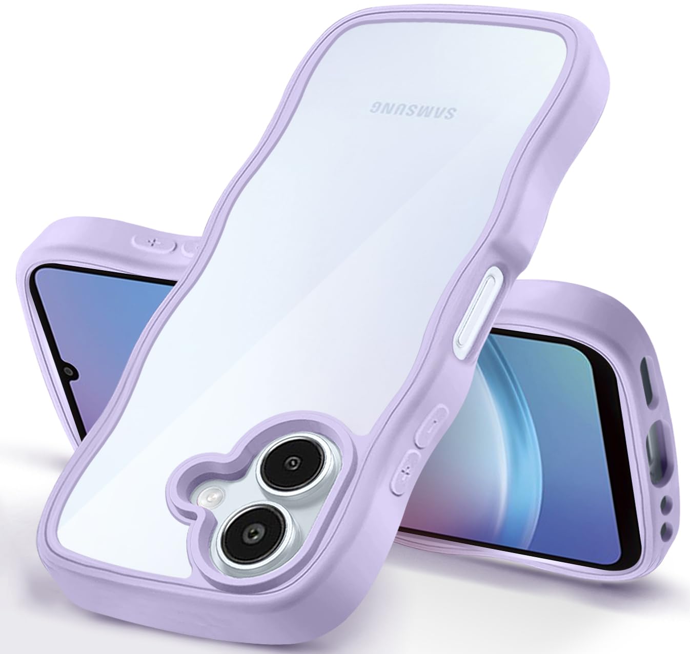 Amazon.co.jp: Galaxy A25 5G ケース クリア SC-53F SCG33 波型