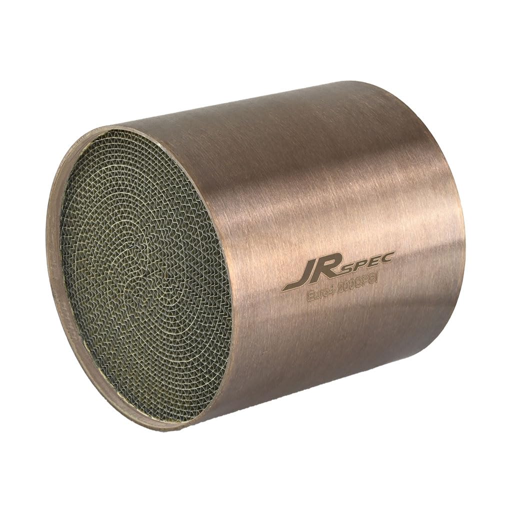 Fmic.eu Performance JRspec Insert de catalyseur universel Sport pour moteurs essence Gasoline Système d’échappement High Flow Longueur 100 mm Diamètre 100 mm 200 CPSI Euro 4