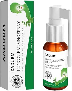Xadubm-Lung Cleansing Spray, Herbal Lung Cleansing Spraym,Cleansing Spray Breath Easy -Mullein Leaf Extract for Lungs (1PCS)