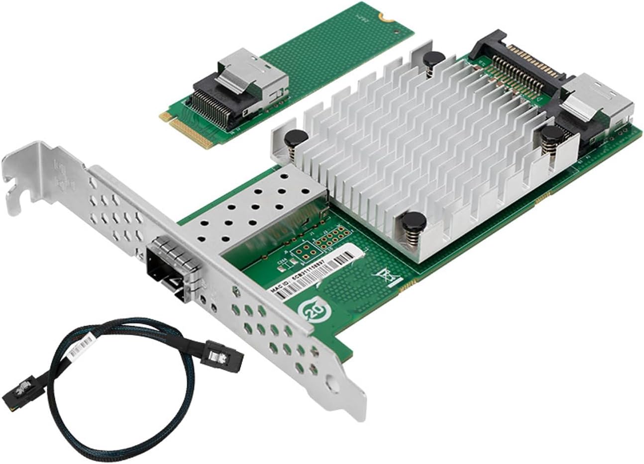 10Gbps Fiber Networking Card to SFP+ 82599 Chip Single Port 10GbE Fiber Module for Desktop SFP+