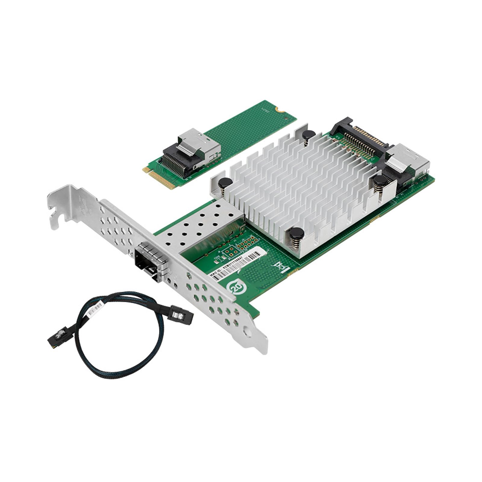 Adattatore Ethernet 10Gbe a Porta Singola 10G SFP+ Scheda Rete in Fibra 82599 Scheda Rete con Chip per Server Desktop