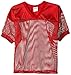 ADAMS USA FB Youth Jersey with Elastic Sleeve, SCARLET, L