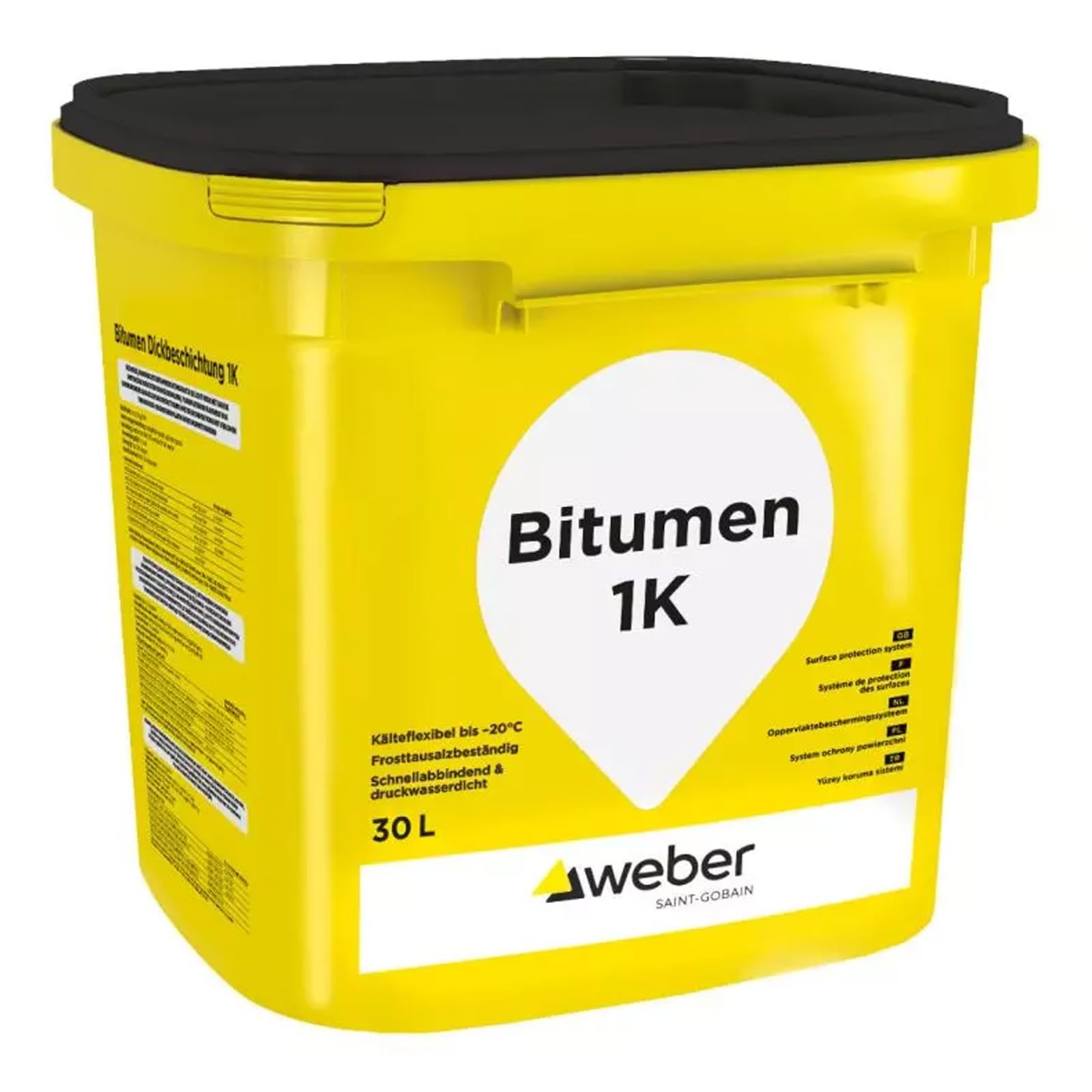 weber Bitumen Dickbeschichtung 1K - 30 Liter