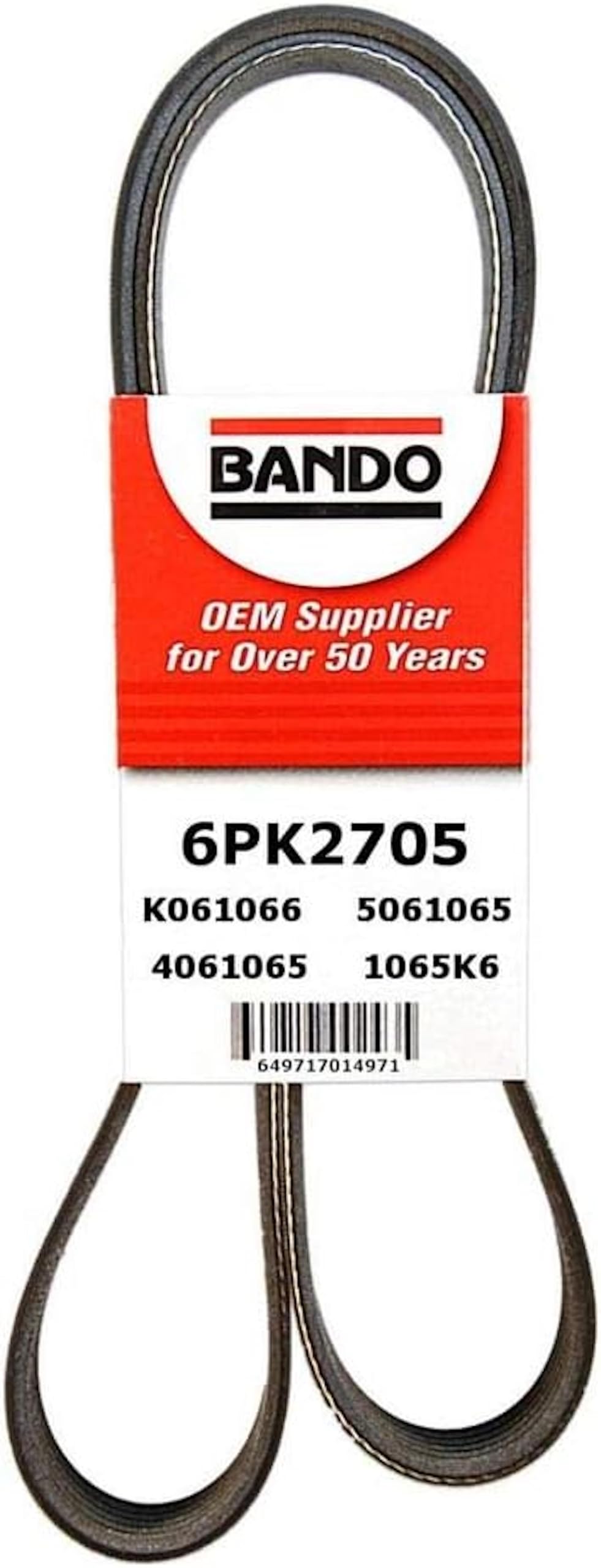 Bando USA Bando 6PK2705 OEM Quality Serpentine Belt