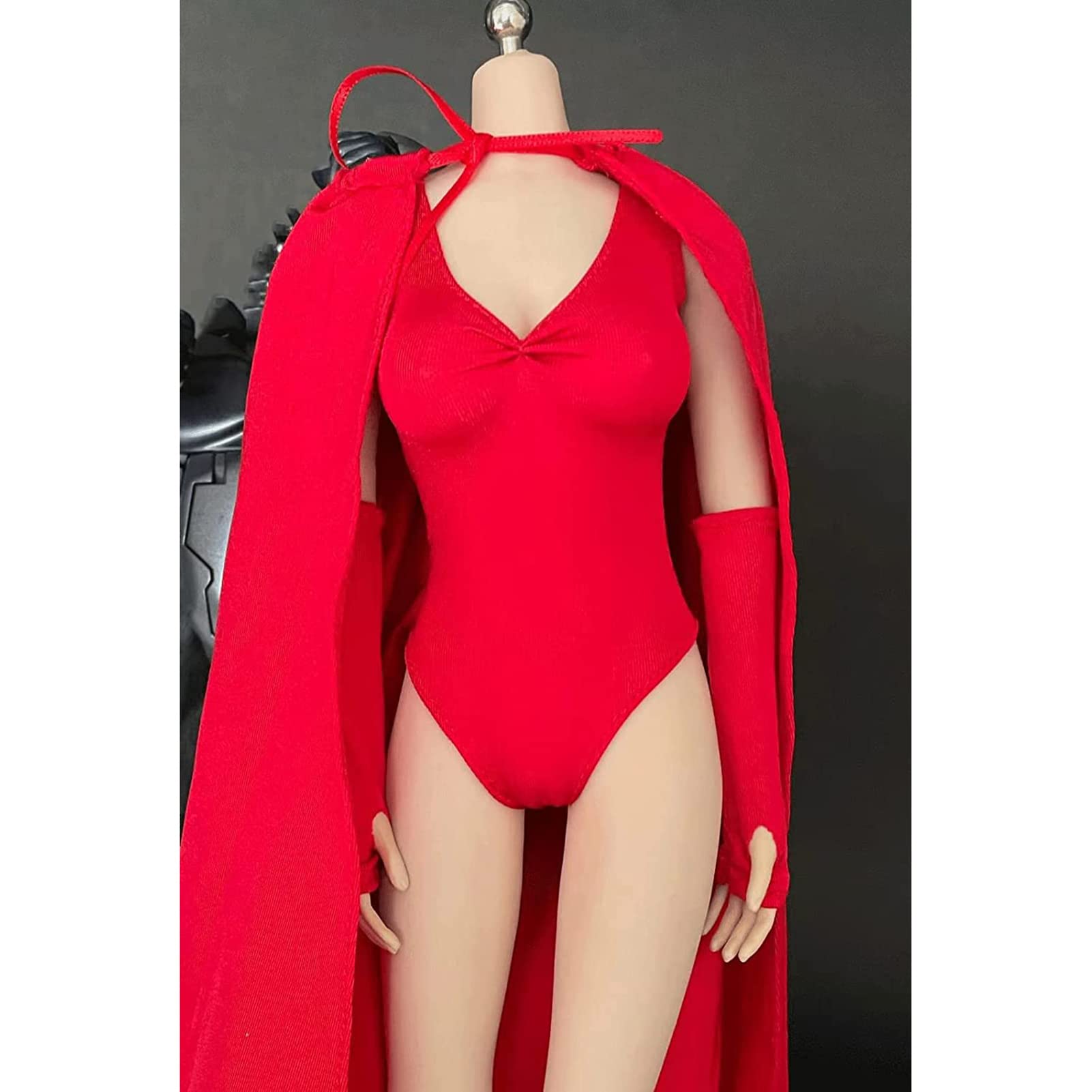 Amazon | 1/6スケールの女性フィギュア人形の服、緋色の魔女ワンダ