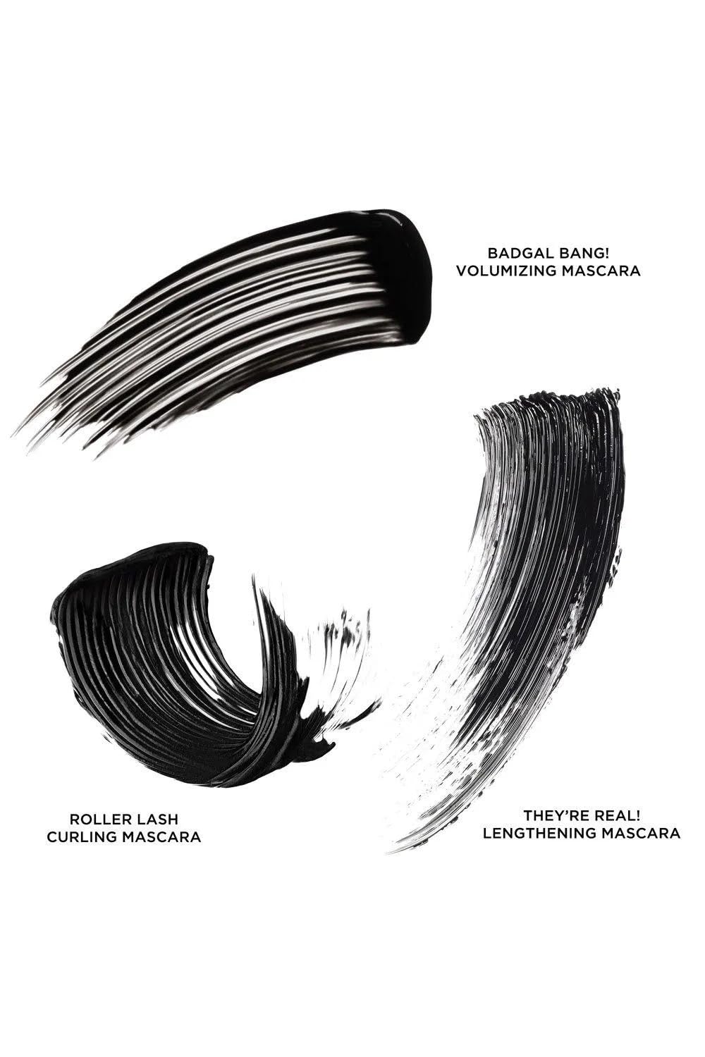 Kjaer Weis All About Eyes Gift Set - Certified Organic Volumizing Im-Possible Mascara Black with Long Lasting Iconic Black Pencil