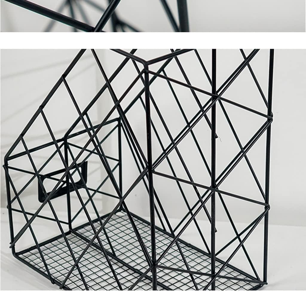 HBJWOV Metal File Magazine Rack Newspaper Picture Display Holder Commercial Office Furniture