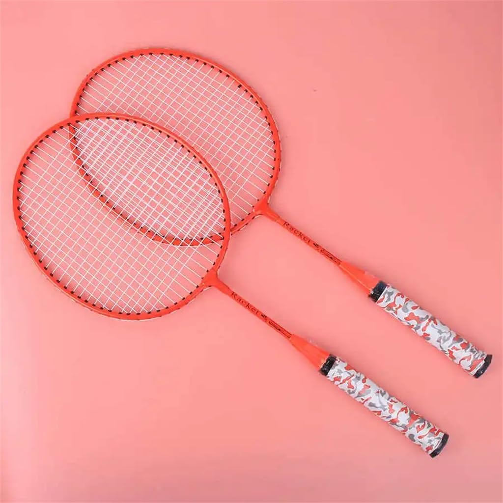 Badminton Racket With 2 BallsFluorescent Coloured Badminton RacketOutdoor Sports