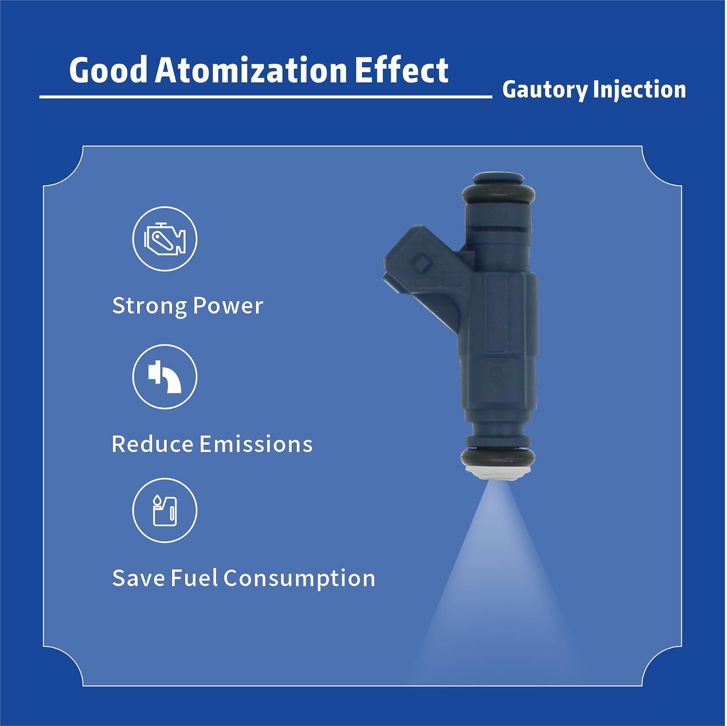 Fuel Injector Nozzle Compatible with 2001 2002 2003 2004 2005 Audi A4 Volkswagen Passat 1.8L Replaces 0280156065 Set of 4