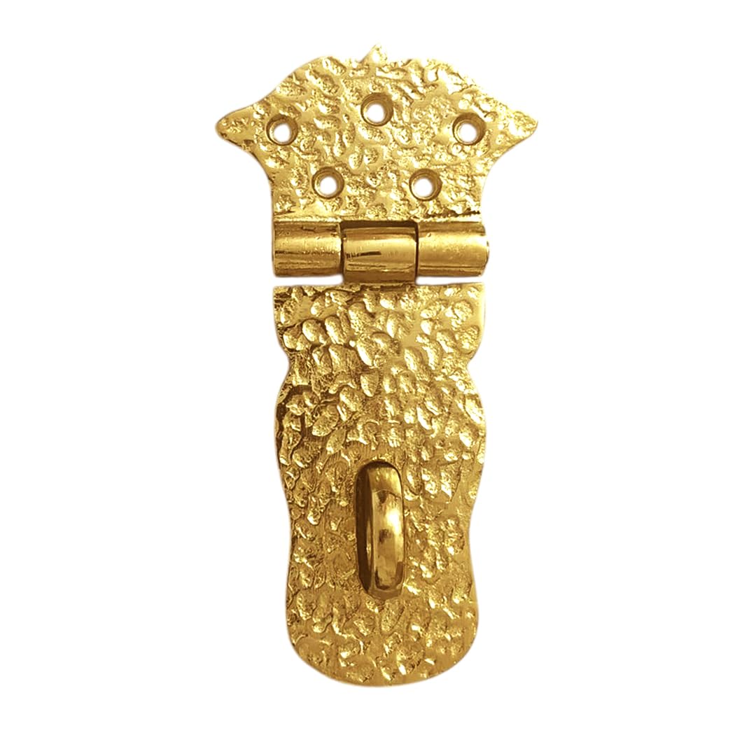 Shristy Hardware Exodus Brass Hasp & Staple - (Pack of 1 Polished Lacquered Finish)-image-26