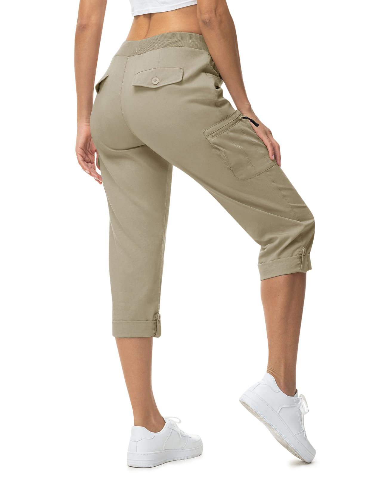 TBMPOY Womens Cargo Hiking Capris Pants
