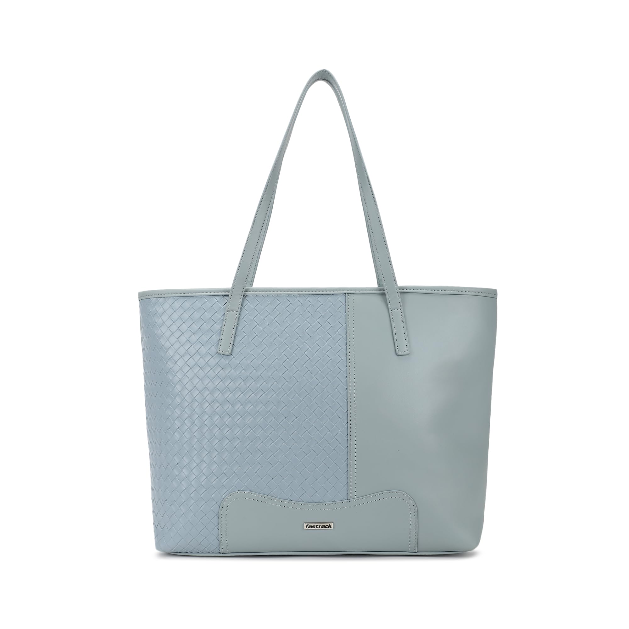 Fastrack Premium Leather Tote For Womens, Ladies And Girls | Luxurious Pebbled Finish | Trendy And Stylish Tote Bag, Blue (B0D9BT2CRN) Amazon Price History, Amazon Price Tracker