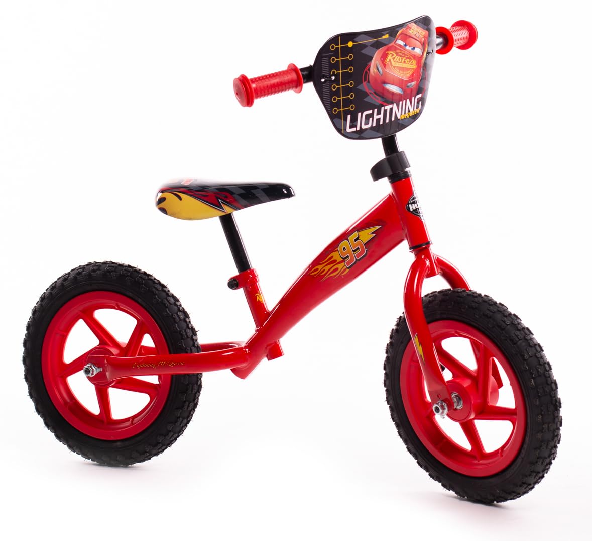 Huffy Disney Cars Balance Bike, Niños y niñas, Rojo, S
