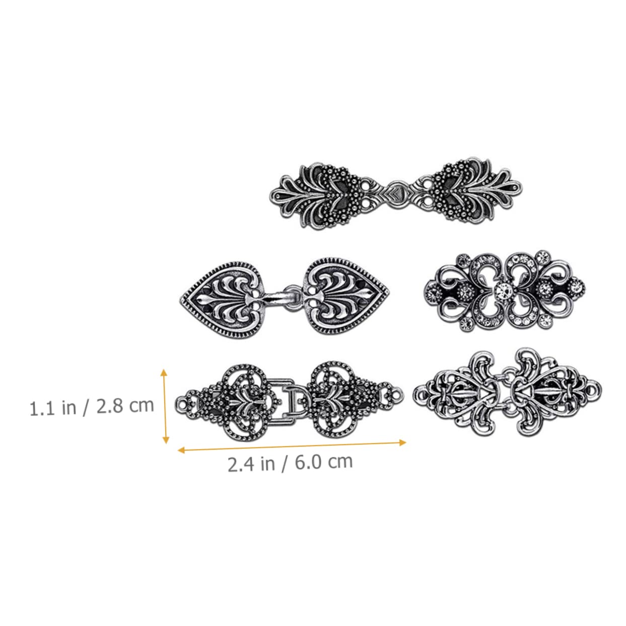 10 Uds Clip De Suéter Clips De Camisa De Clips De Cuello De Vestido Clips De Vestido Cincha Trasera Clip De Cincha De Vestido Clips De Chal De Suéter Clips De Vestido De