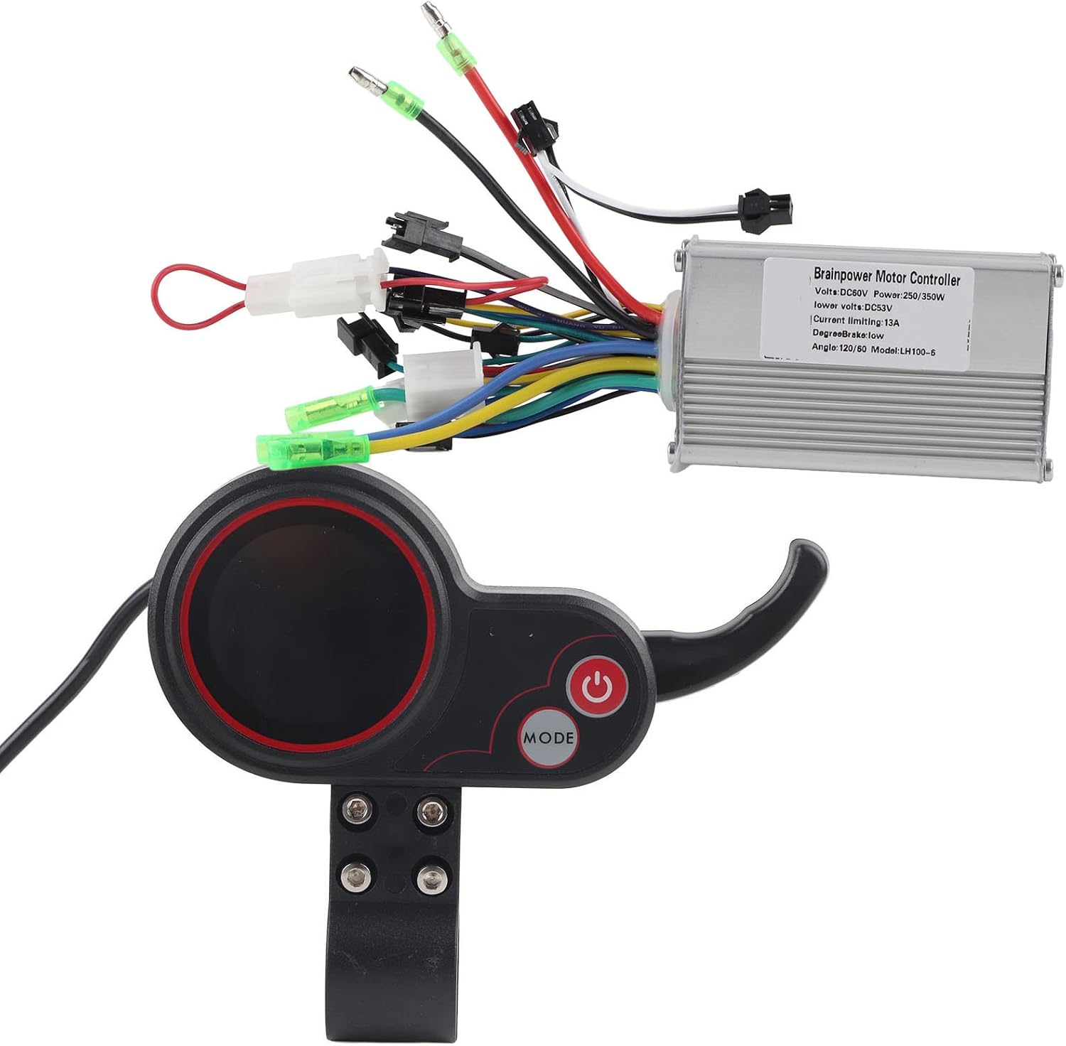 TOPINCN LCD Display Control Panel, Shift Switch Accessory Toughness Backlight, for Electric Scooter (60V 250/350W Color Screen Dual-Mode Model)