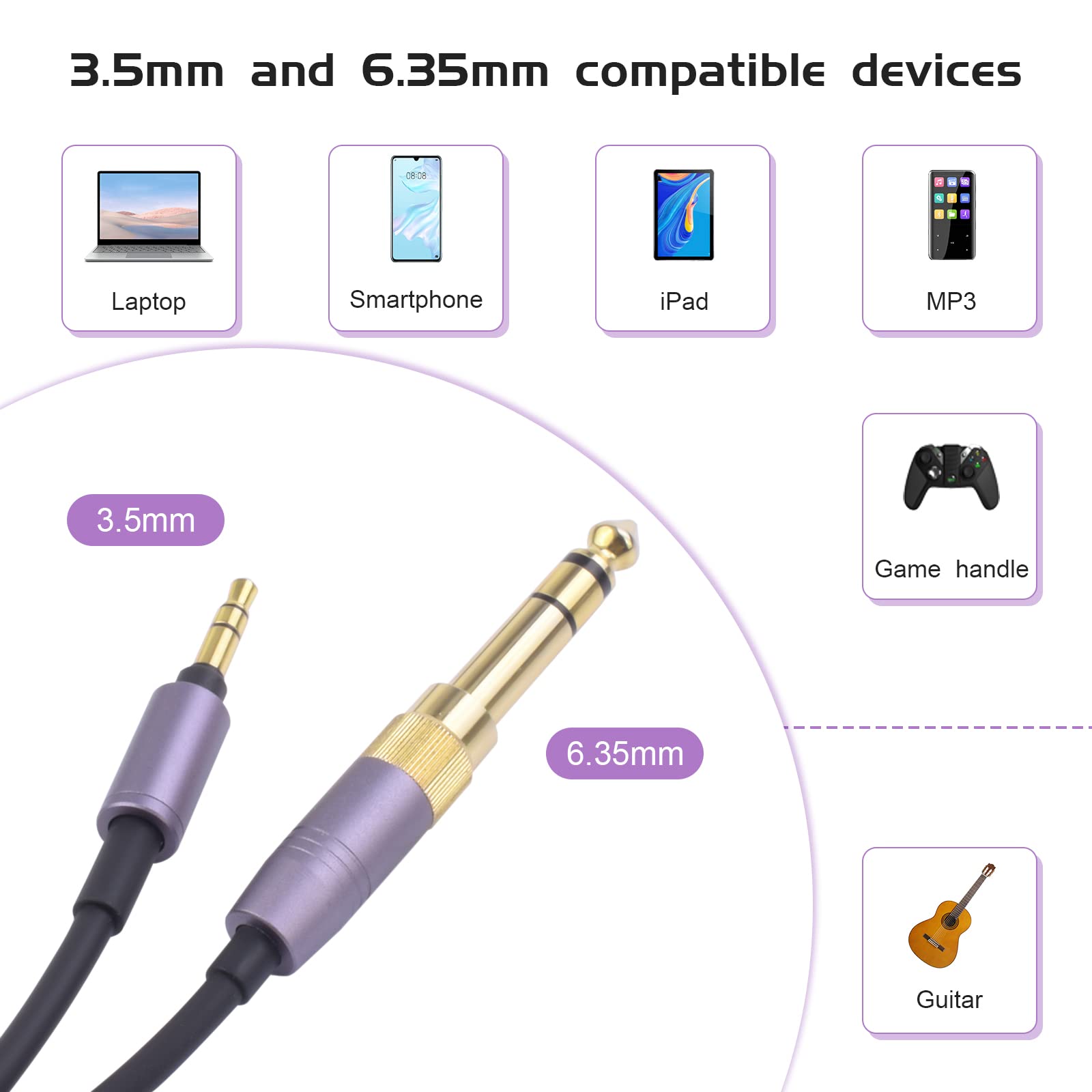 Amazon.co.jp: Koffmon ATH-M50xBT2 オーディオケーブル 交換用 3.5mm