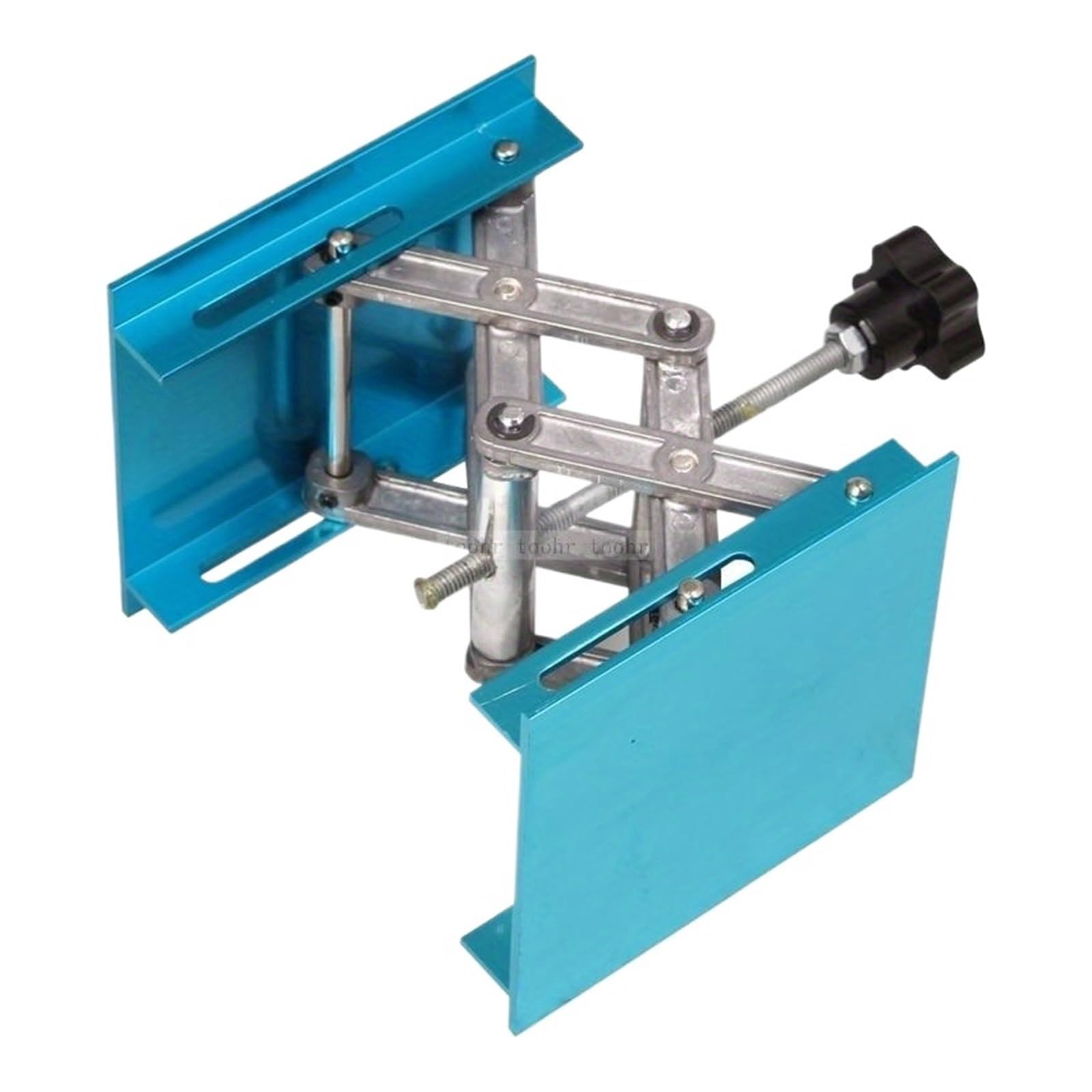 Elevador de laboratorio 1 Uds. 4 "x 4" 100x100mm enrutador de aluminio mesa elevadora grabado laboratorio soporte de elevación estante bancos de plataforma | Blue