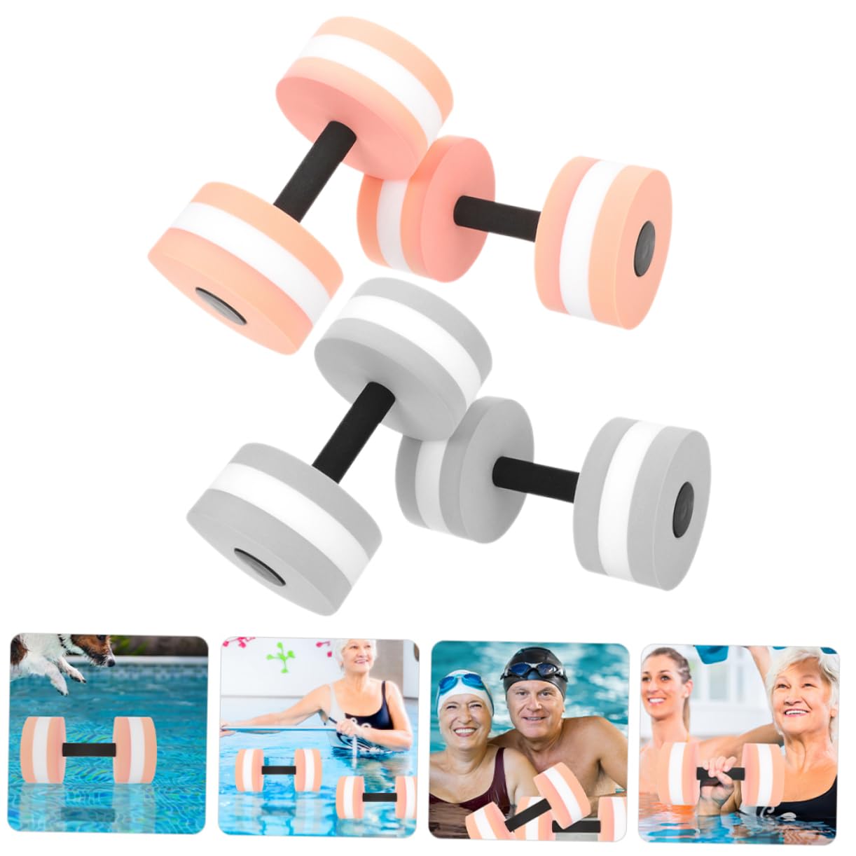 Toddmomy Wassergewichte Pool Trainingsgeräte Eva Wasserhanteln Schwebend Für Ganzkörperfitness Reha Erwachsene Schwimmen Pool
