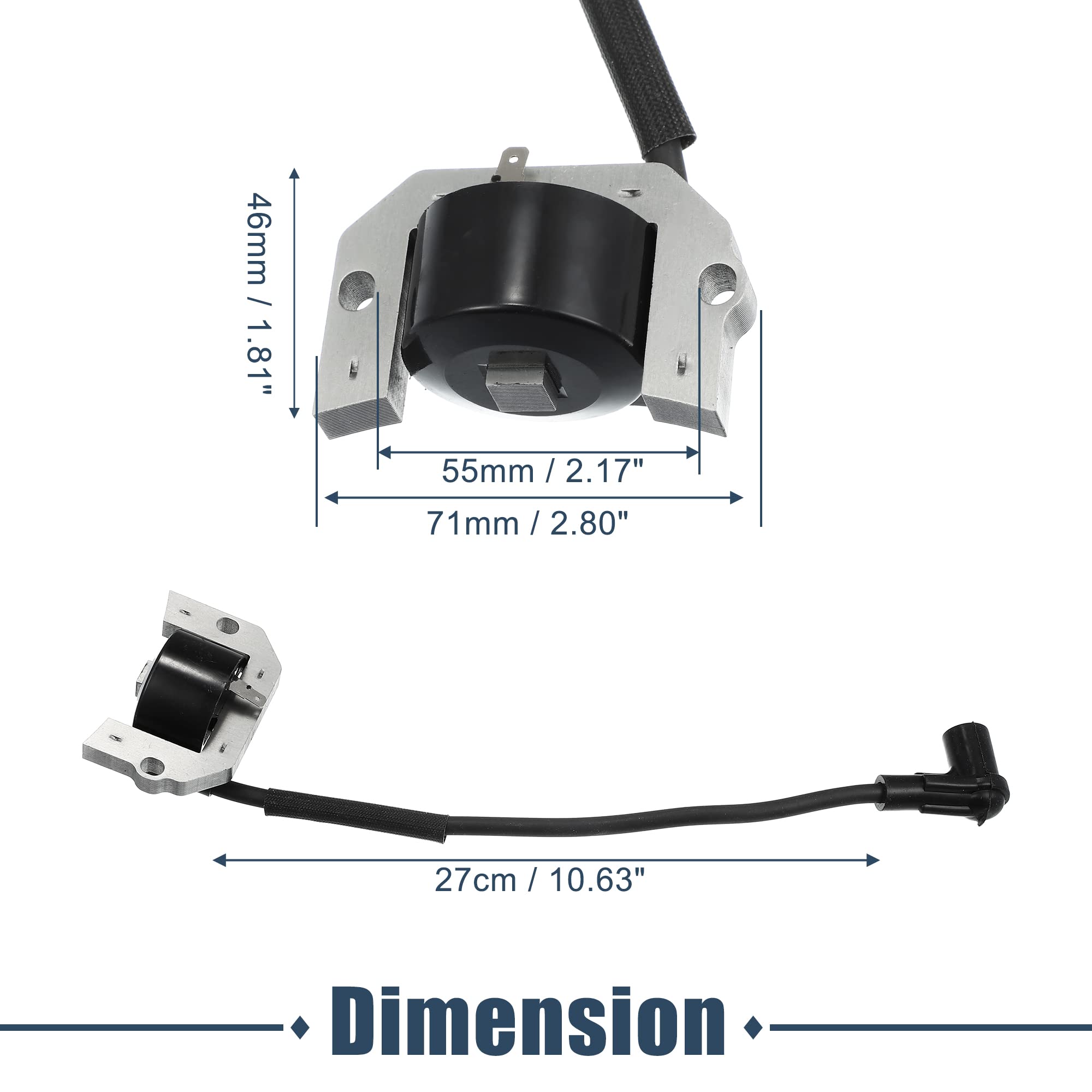 X AUTOHAUX Bobina di accensione 2 pezzi 21171-7001 211717034 per Kawasaki per tosaerba