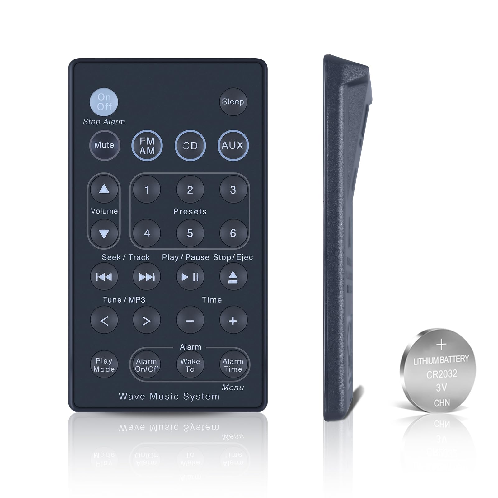 HZIME Replacement Remote Control Compatible for Bose Wave Music System AWRCC1 AWRCC2 Radio/CD