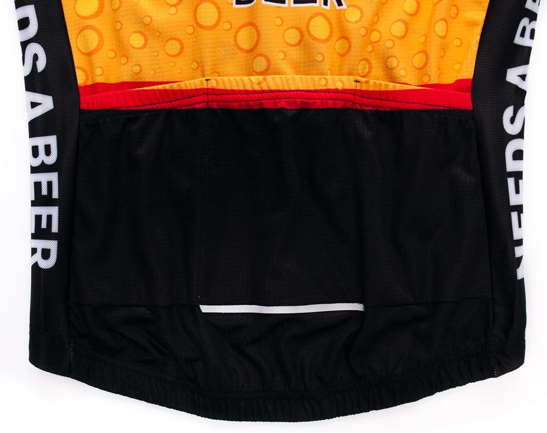 Men's Cycling Jerseys Tops Biking Shirts Short Sleeve Full Zipper Bike Clothing - Image 6