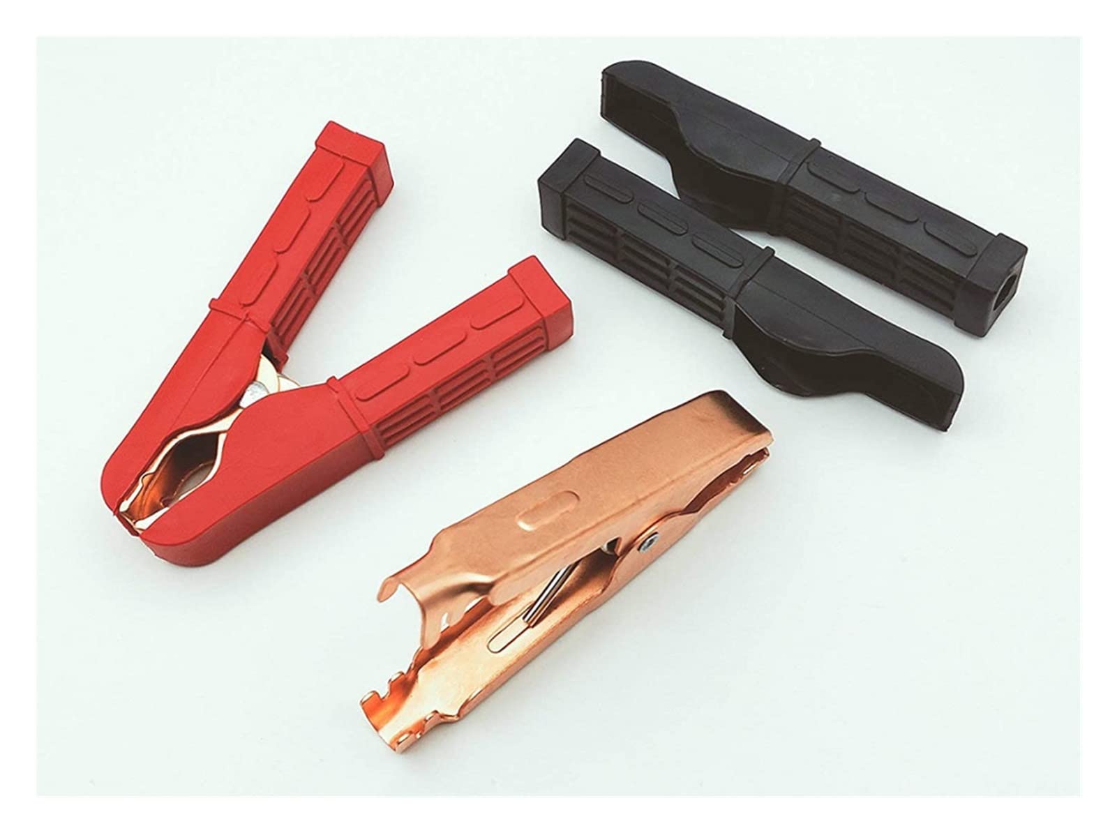 2 uds 200A Clip de batería de Coche Pinza de cocodrilo Conector de Abrazadera de Prueba amablemente