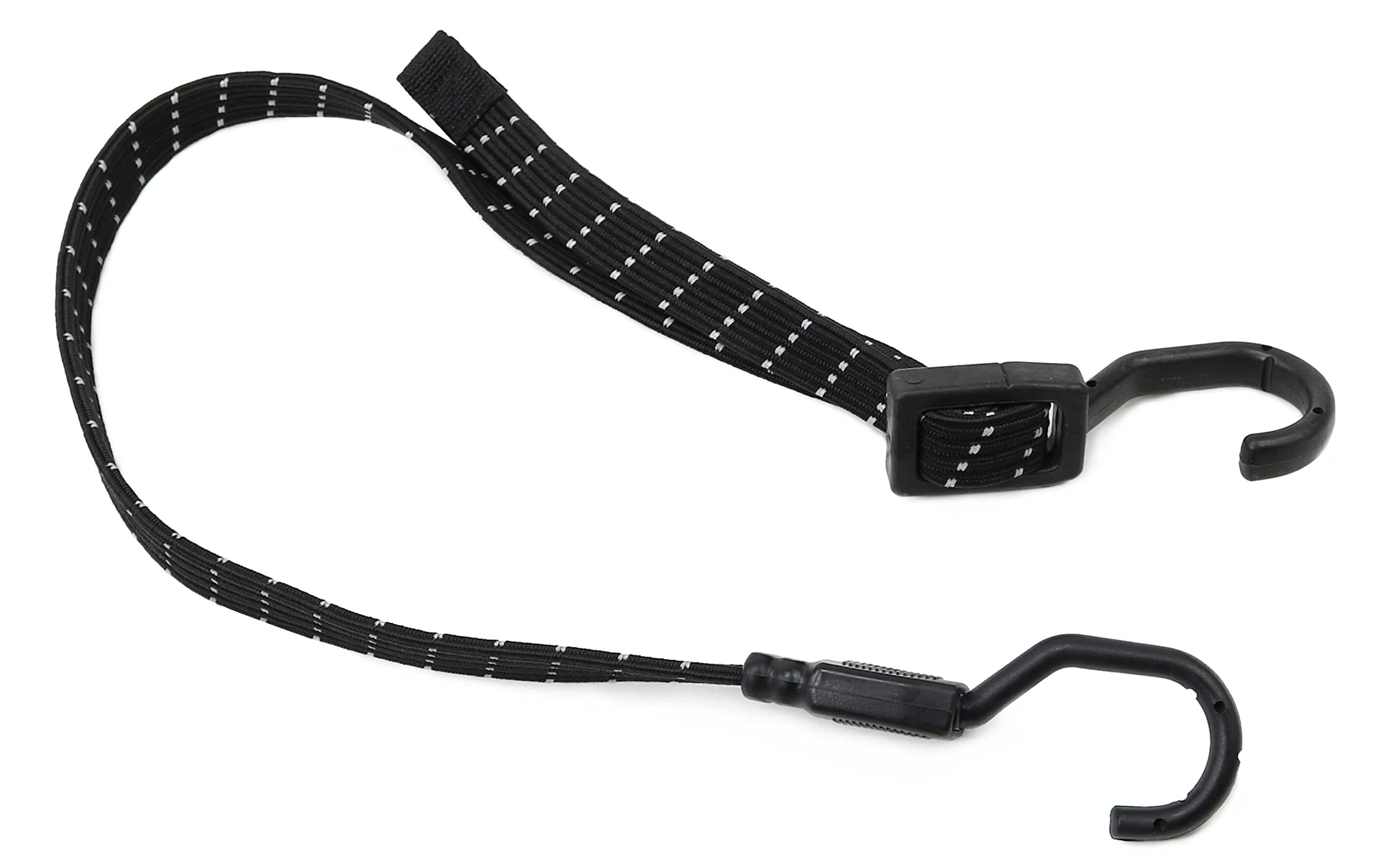 BIKING BROTHERHOOD Reflective Bungee Cord - Black — Amazon image 4