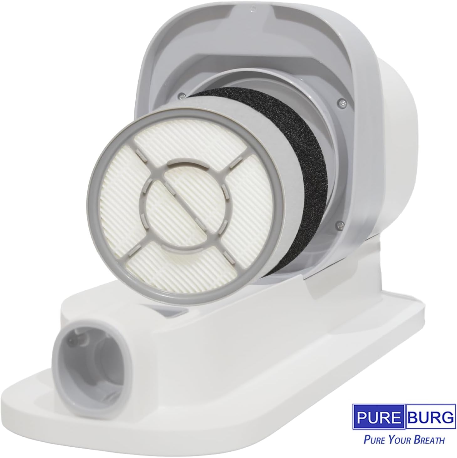 PUREBURG Replacement Filter Compatible with the Bawetech B2,MAS-503-PLUS-US and Buenkee Pet Grooming Kit and Vacuum, 2 HPEA 4 Carbon Filter & 4 Pre Filters, 10 Piece Pack