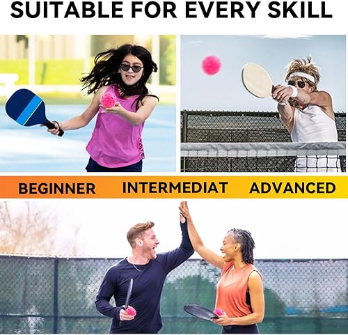 Miniatura 7 de Fizzazzle Bolas de pickleball para exteriores, 40 agujeros, duraderas, de alto rebote aprobadas por USAPA, bolas de pickleball para torneo de vuelo