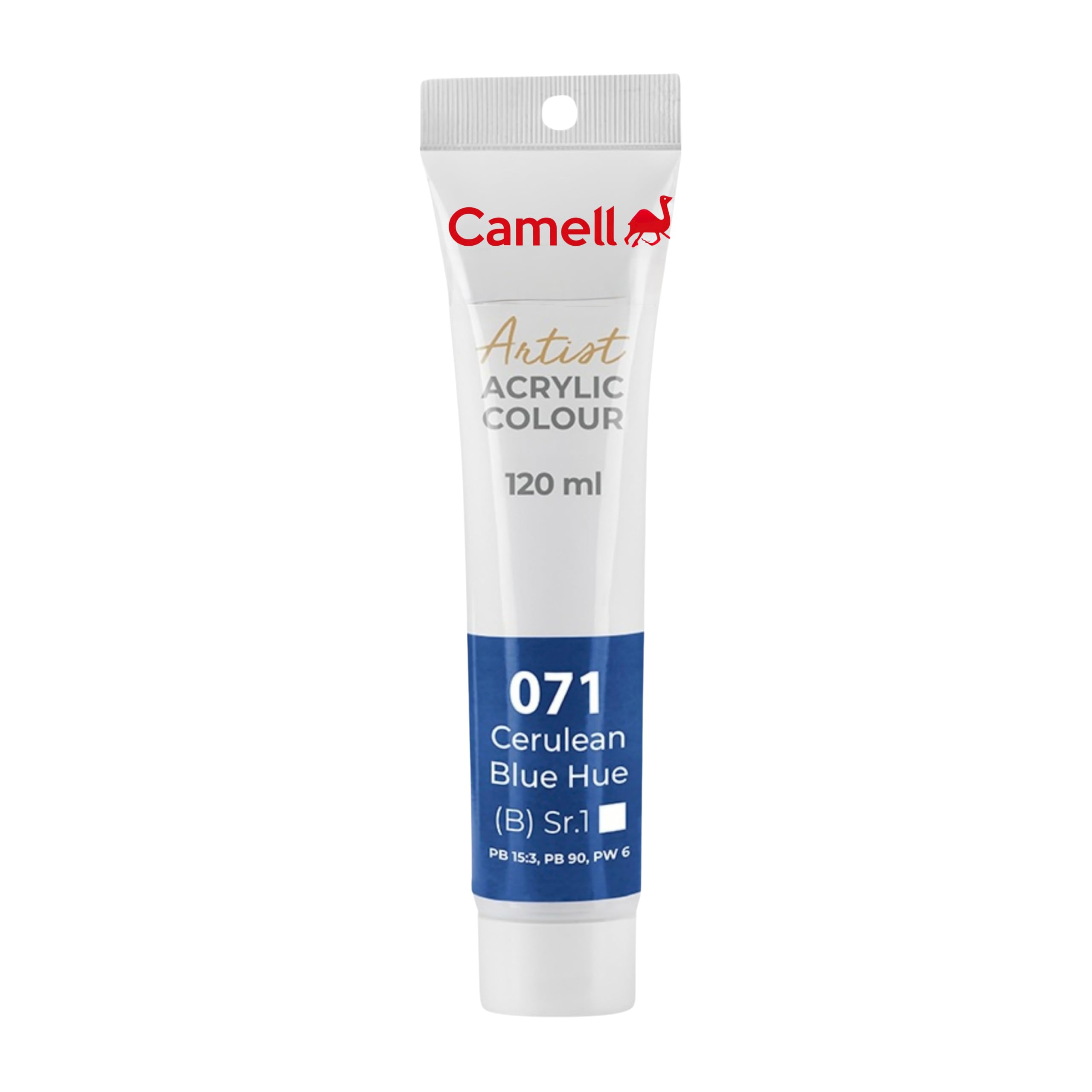 Camell Camliin Artist Acrylic Paint Colour 120ml Cerulean Blue Hue-image-34