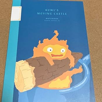 Amazon.co.jp: ハウル動く城 B6ノート カルシファー ジブリ メモ