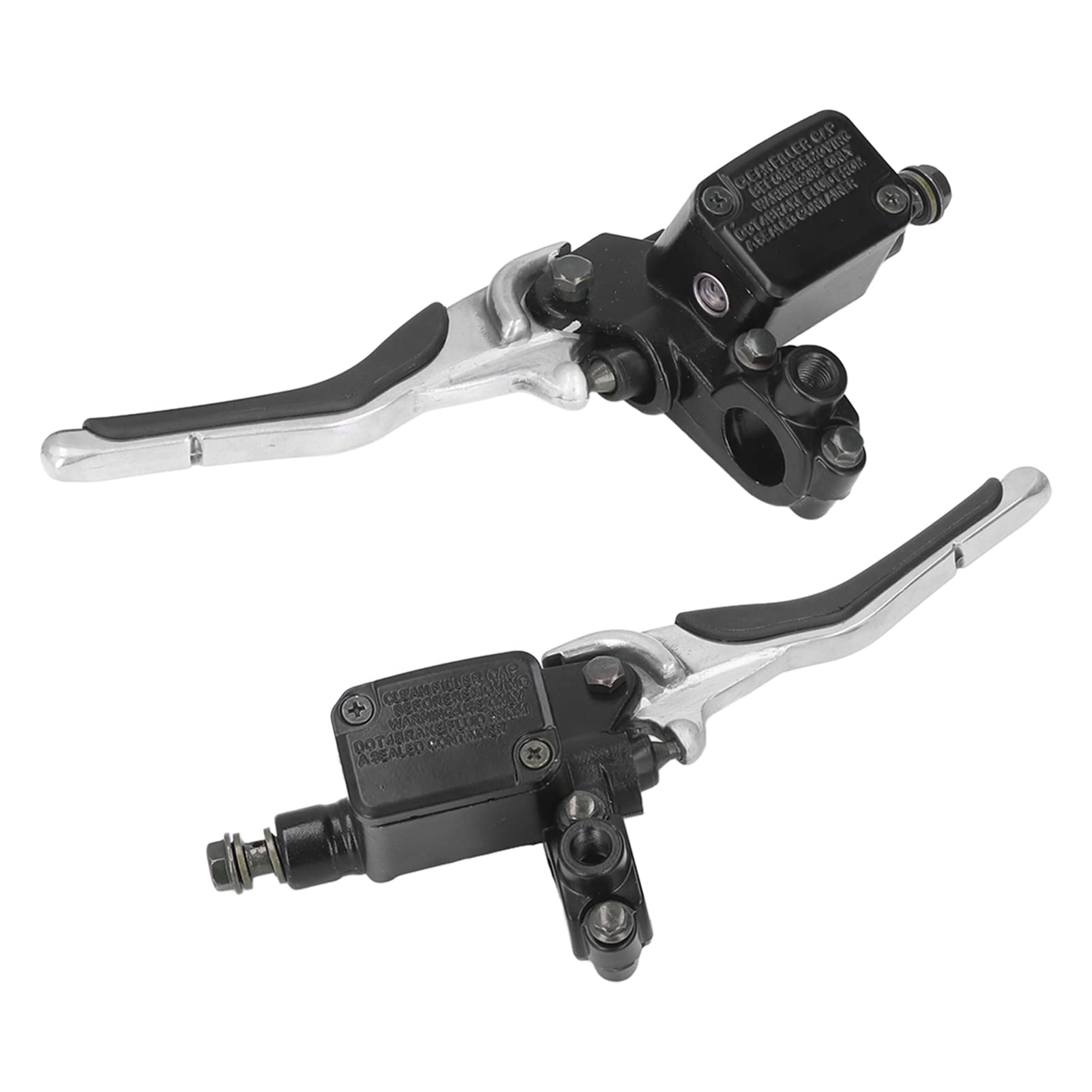 KIMISS Aerox Bremshebel Bremshebel Coppia Leva Freno Sinistra Destra per Moto con Latta per Olio Sostituzione CNC in Alluminio per Yq50 Aerox 1997‑2013