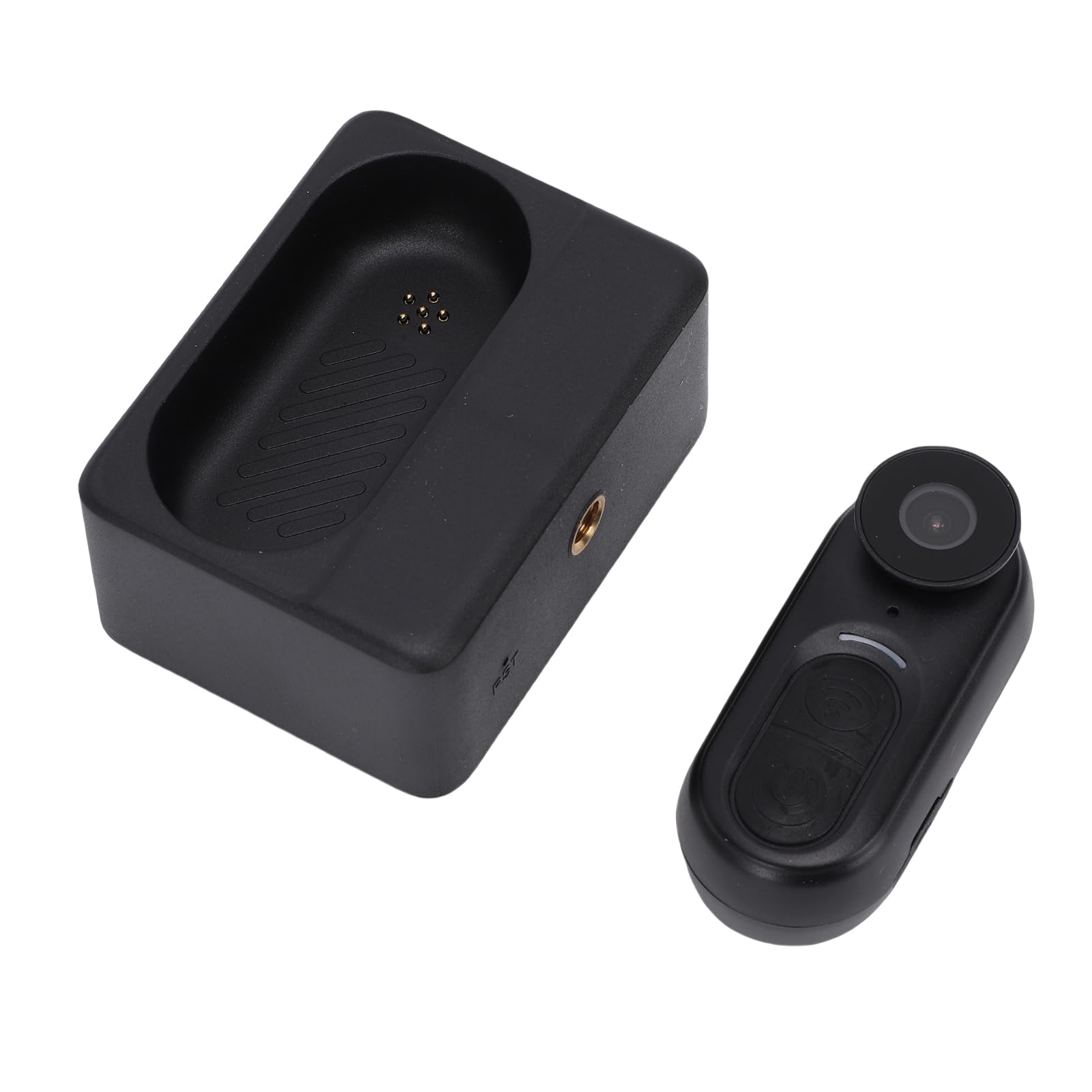 Akozon Videocamera Indossabile con Videocamera 4K FHD Grandangolare WiFi Sport POV Cam per Vlog Escursioni in Bicicletta