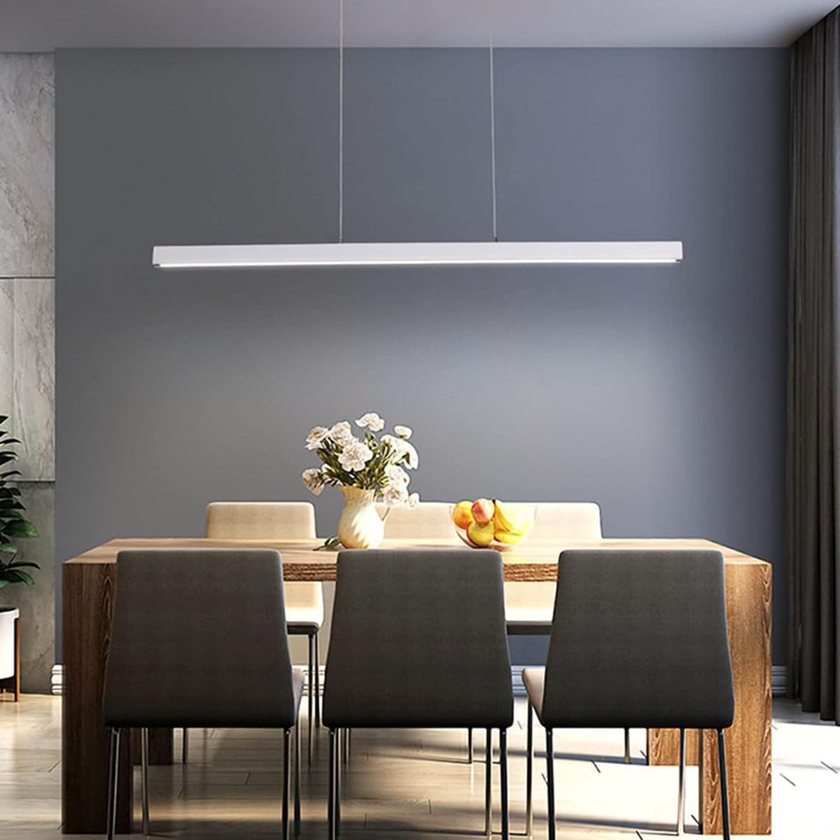 Lampe de table à manger LED à télécommande pour salon - 8