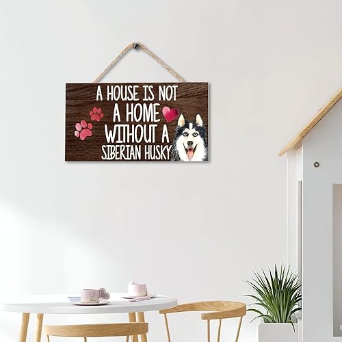 Vista 19 de Welcome Sign for Front Door A House is Not A Home Without A American Bully Dog Sign Door Decoration Pink Love Hearts Solid Wood Sign Hanging Sign