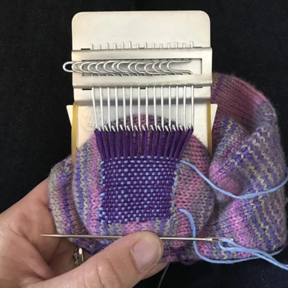 Mini Stopmachine Weefgetouw-speedwave Type Weave Tool Handige Kleine Weefgetouw Kit Snel Repareren Weefgetouw Voor Jeans Mini Stopmachine Weefgetouw-speedwave Type Weave Tool Handige Kleine Weefgetouw Kit Snel Repareren Weefgetouw Voor Jeans