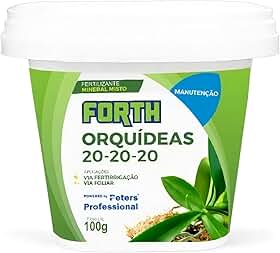 Adubo Fertilizante Forth Orquídeas Manutenção 20-20-20 100g